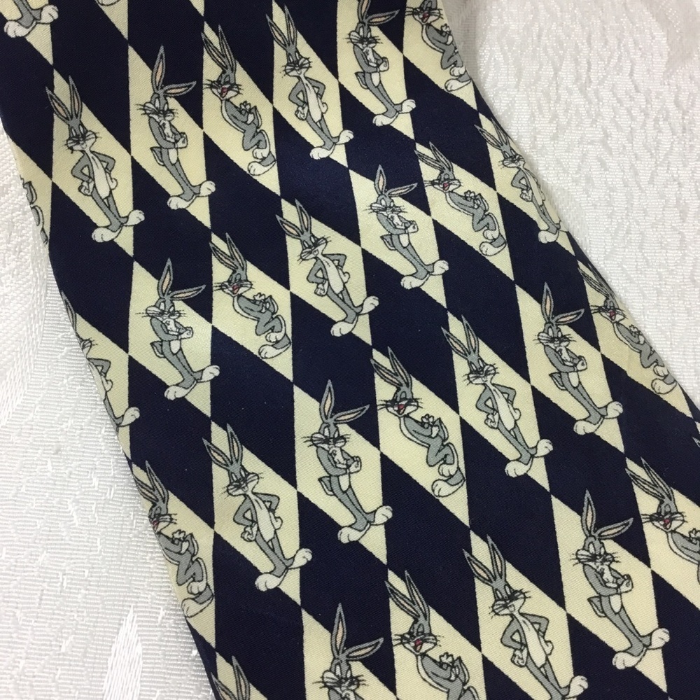 Warner Bros. Studio Store 1997 Bugs Bunny Tie - Picture 2 of 5
